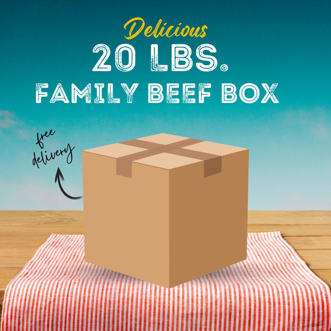 20 lb Beef Subscription Box (6-Month Plan for Small Families) + FREE Instapot ($169 value) (Copy)