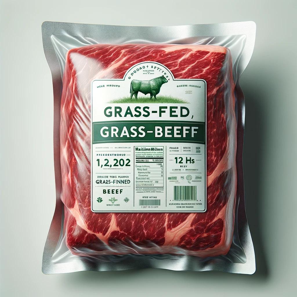 Free 100% Grass-fed Ground Beef - 1lbs